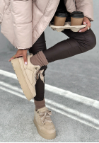 semišové sneakersy Comfy In The Cold béžové