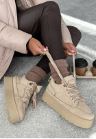 semišové sneakersy Comfy In The Cold béžové