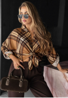 Košile w kratę Kingston Peak velbloudí