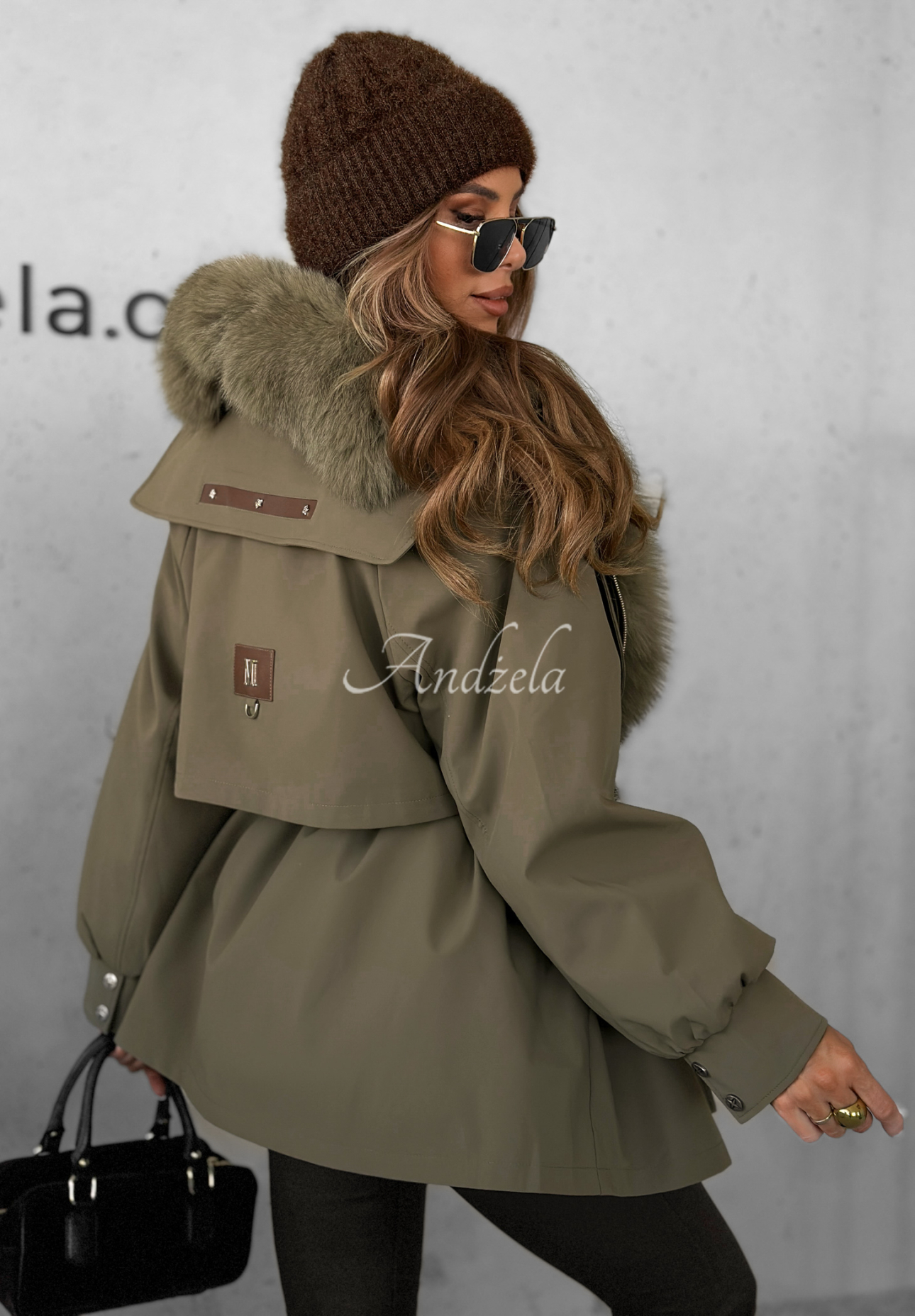 Bunda parka s kožíškem Already Know khaki