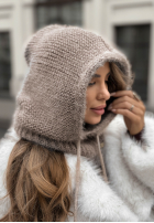 Nákrčník s kapucí balaclava Winter Park Mokka