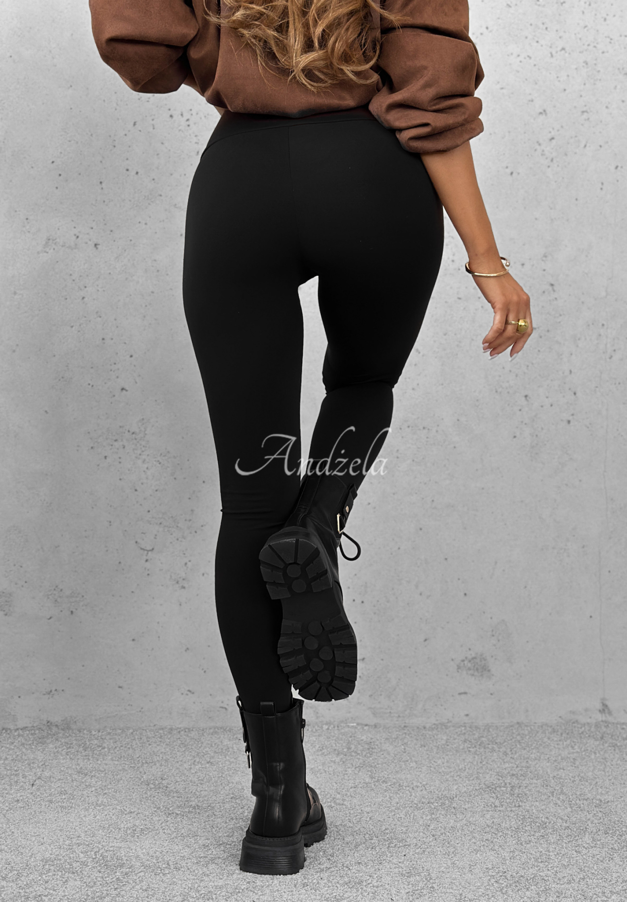 Viskózové legíny I Am Ready Now černé