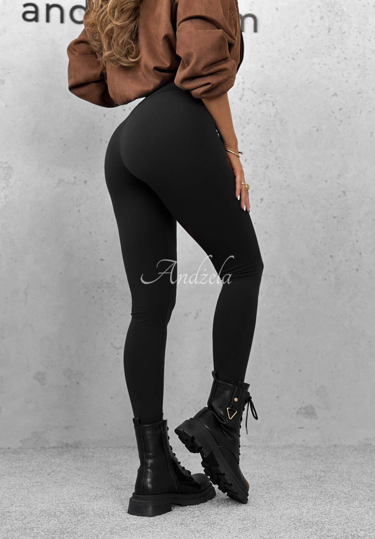 Viskózové legíny I Am Ready Now černé