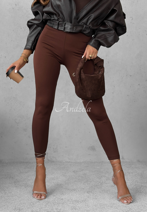Leg&iacute;ny Push-Up Fit Females čokol&aacute;dov&eacute;
