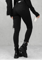 Kalhoty džínové  mom fit Give It Everything černé