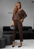 Lehký Svetr Dailies čokoládový