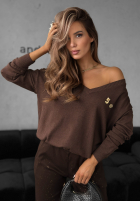 Lehký Svetr Dailies čokoládový