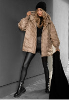 Puchowa Bunda Choose Yourself béžová