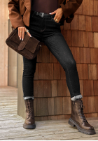 Kalhoty džínové  skinny New Meadows černé