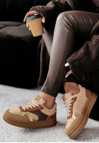 Tenisky z kożuszkiem Crispy Fall velbloudí