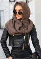 Čepice z szalikiem balaclava Shade Of WInter čokoládová