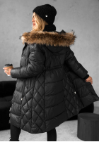 Prošívaná Bunda z futerkiem Autumn Rush černá