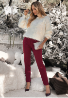 Svetr alpaka z kryształkami Soft And Dazzling ecru