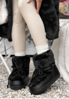 Śniegowce z futerkiem End Of Year černé