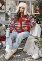 Futrzana Čepice uszatka Winter Bear ecru