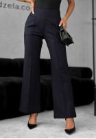 materiálové Kalhoty dzwony Can't Ignore Me granátové