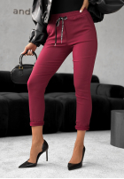 Kalhoty Harwinton jasnoburgundowe