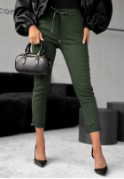 Kalhoty Harwinton tmavé khaki