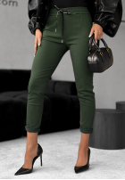 Kalhoty Harwinton tmavé khaki