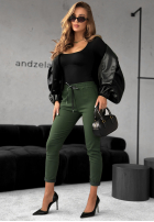 Kalhoty Harwinton tmavé khaki