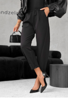 materiálové Kalhoty It Was Real černé