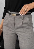 Eleganckie Kalhoty Who Cares béžové