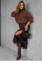 Svetr Warm Hug čokoládový