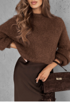 Svetr Warm Hug čokoládový