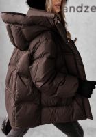 Puchowa Bunda Watch It Snow čokoládová