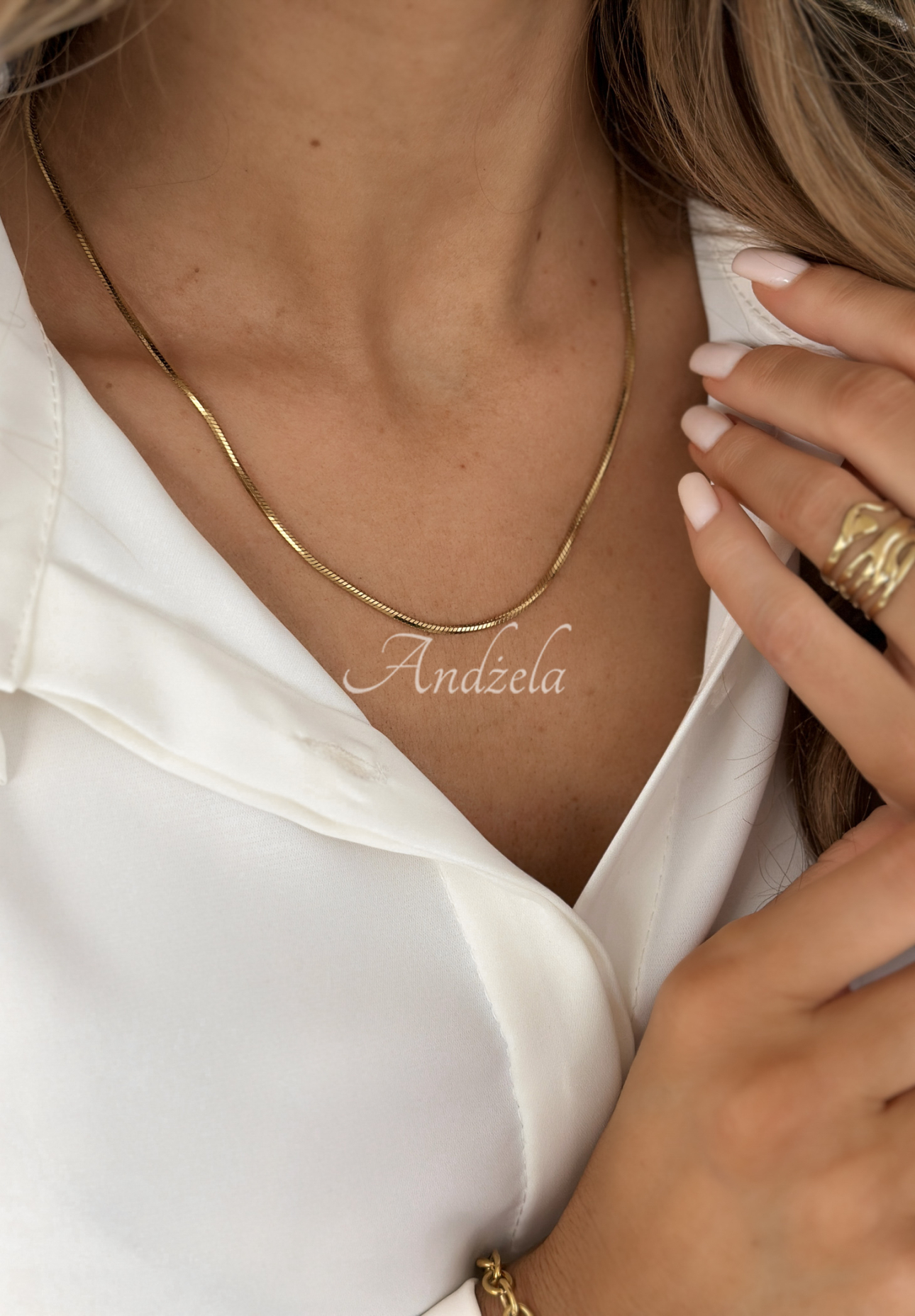 Náhrdelník Glowish zlatý