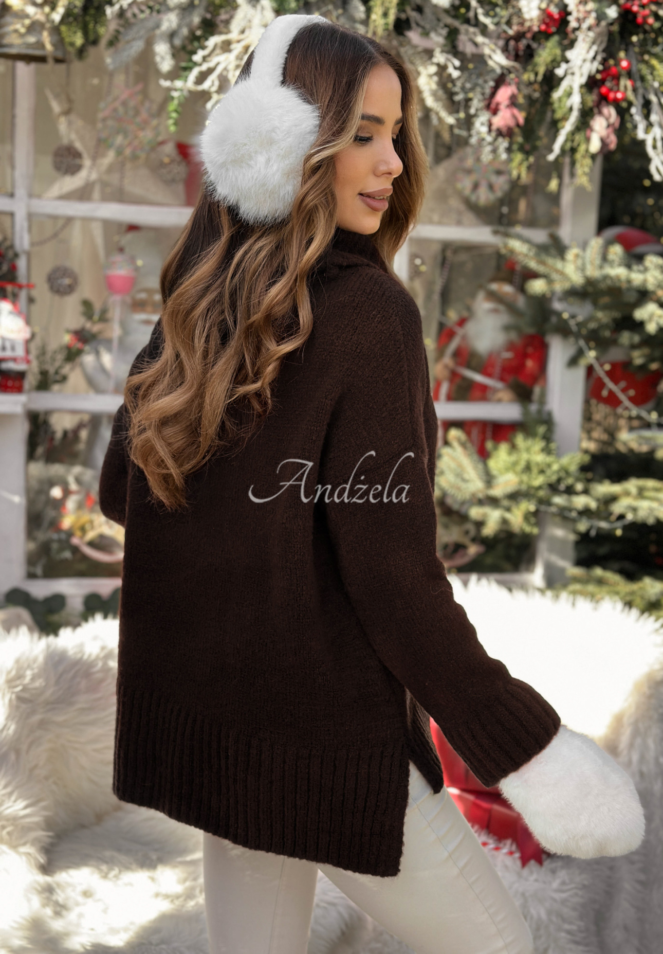 Rolák oversize Peaceful čokoládový