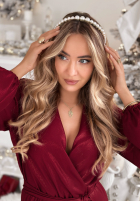 Perełkowa Čelenka do włosów Pearla ecru