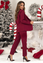 Souprava Sako i Kalhoty Don't Start vínový