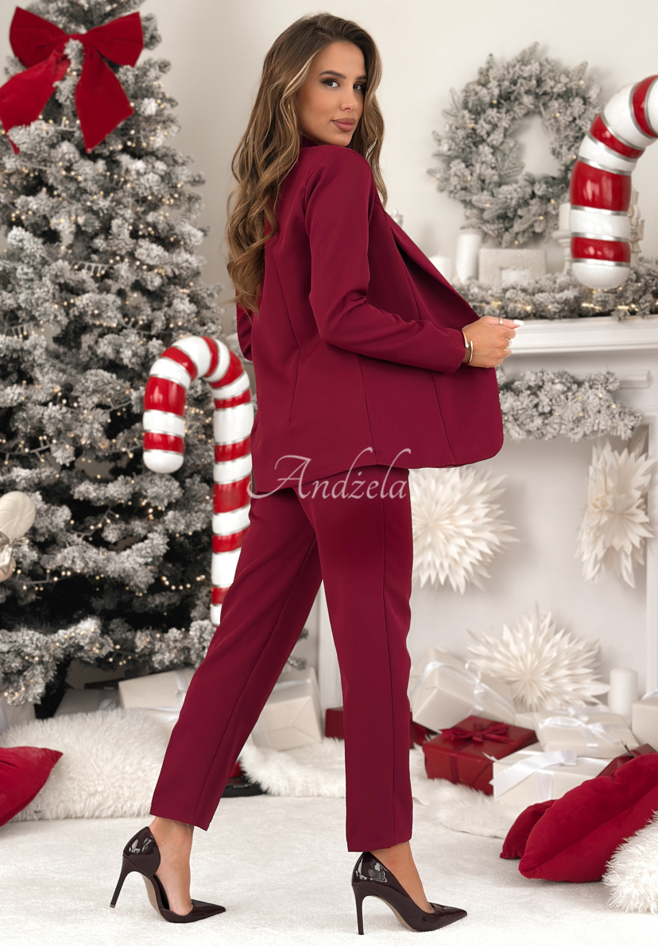 Souprava sako a kalhoty Don&#039;t Start vínový