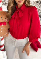 Košile z wiązaniem Special One červená