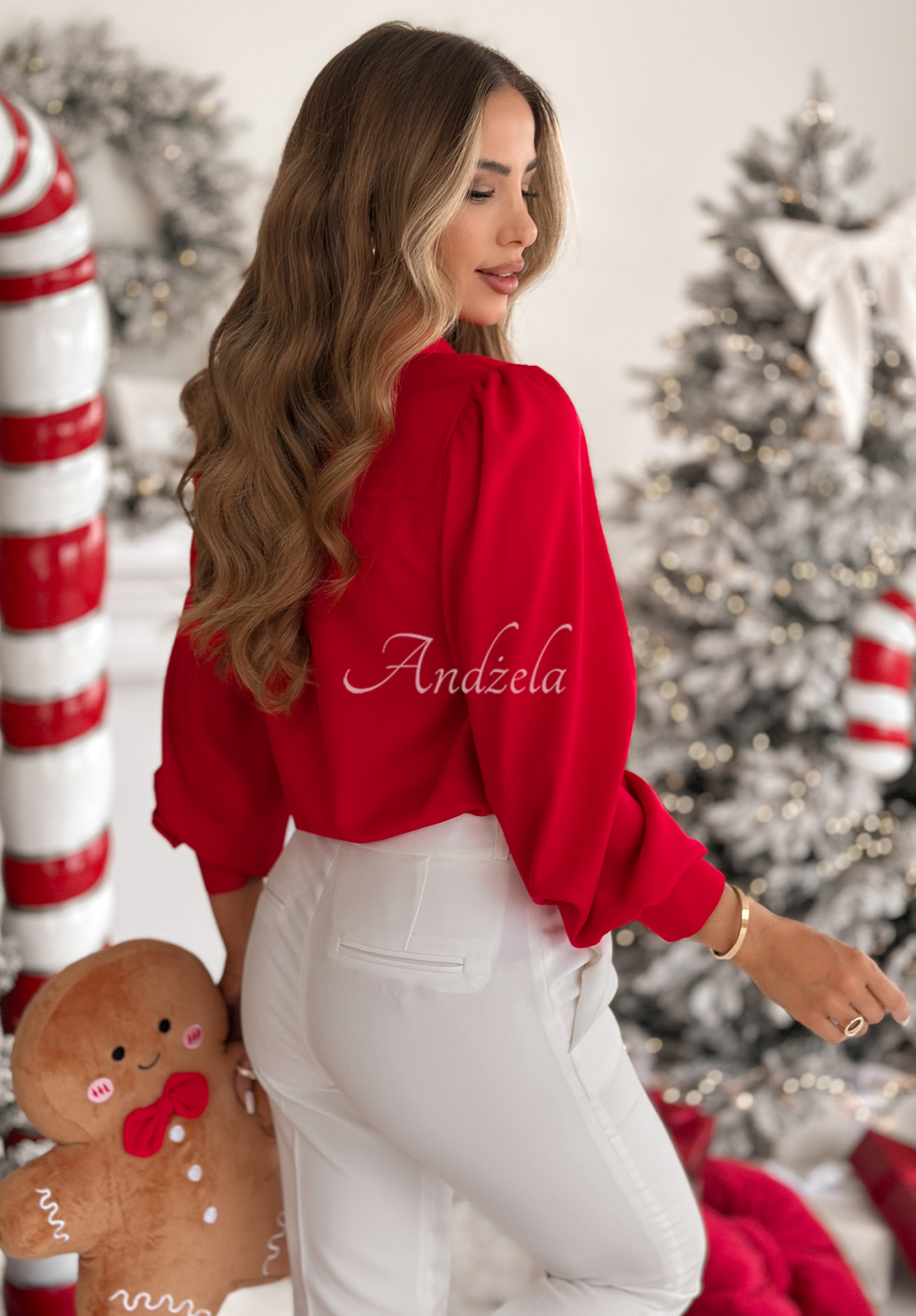 Košile s vázáním Special One červená