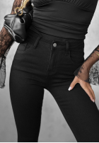 Kalhoty džínové  skinny Not Too Much černé