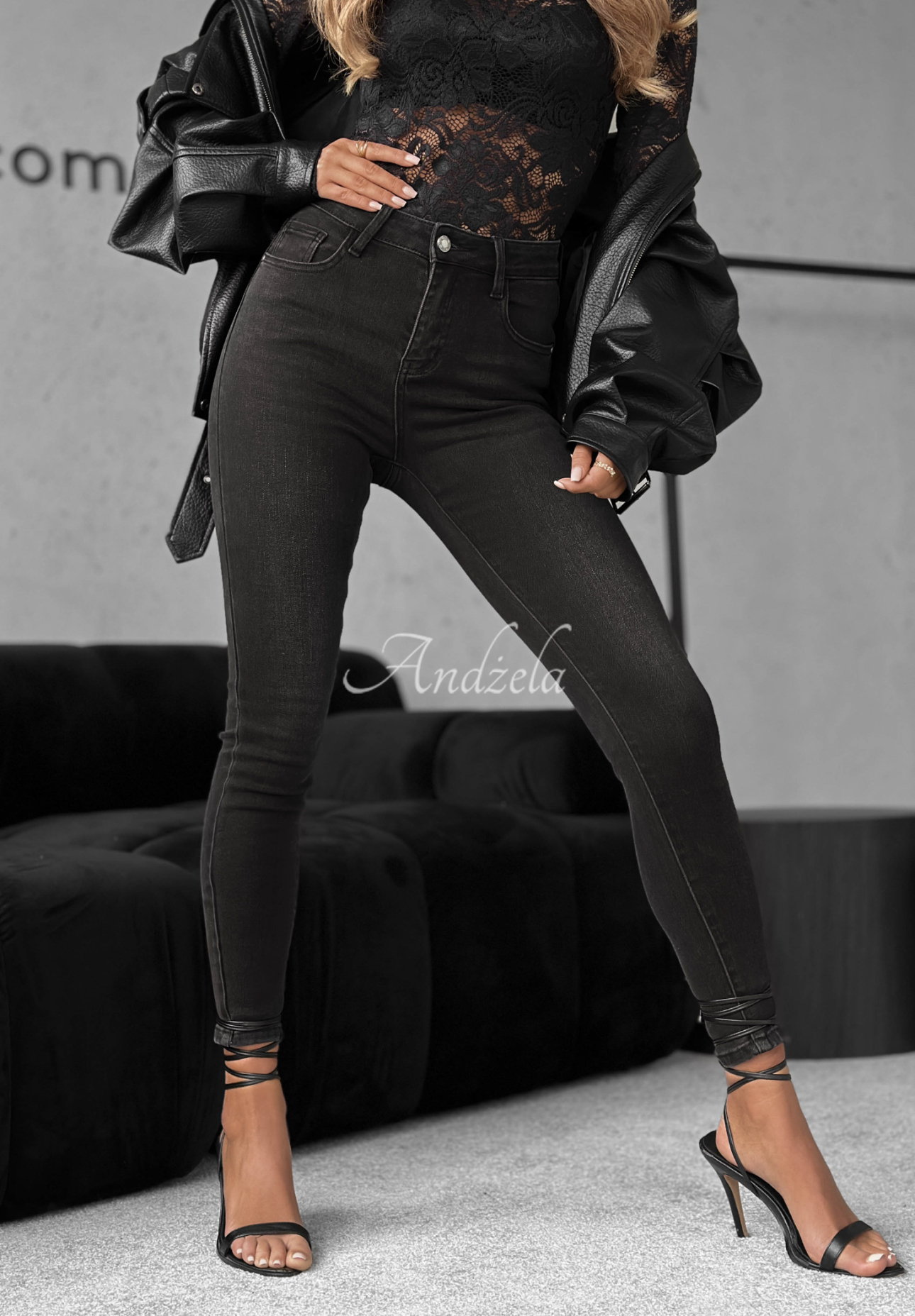 Džíny skinny To Get Started tmavě šedý