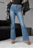 Zvonové džíny What You Have modré