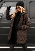 Prošívaná Bunda s kapucí Chilly Nights čokoládová