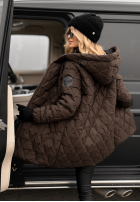 Prošívaná Bunda s kapucí Chilly Nights čokoládová