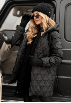 Prošívaná Bunda s kapucí Chilly Nights černá