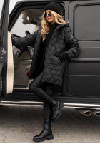 Prošívaná Bunda s kapucí Chilly Nights černá