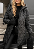 Prošívaná Bunda s kapucí Chilly Nights černá