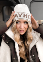 Souprava Čepice i szali Stay Here Winter ecru