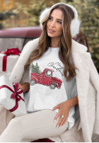 Tričko z nadrukiem Under The Tree Bílá