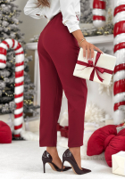 Kalhoty Cigaretky  No Idea bordové