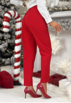 Kalhoty Cigaretky  No Idea červené