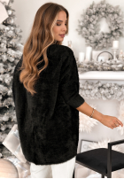 Svetr alpaka oversize Touches Heaven vínový