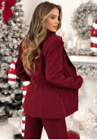 Souprava Sako i Kalhoty Say My Name vínový